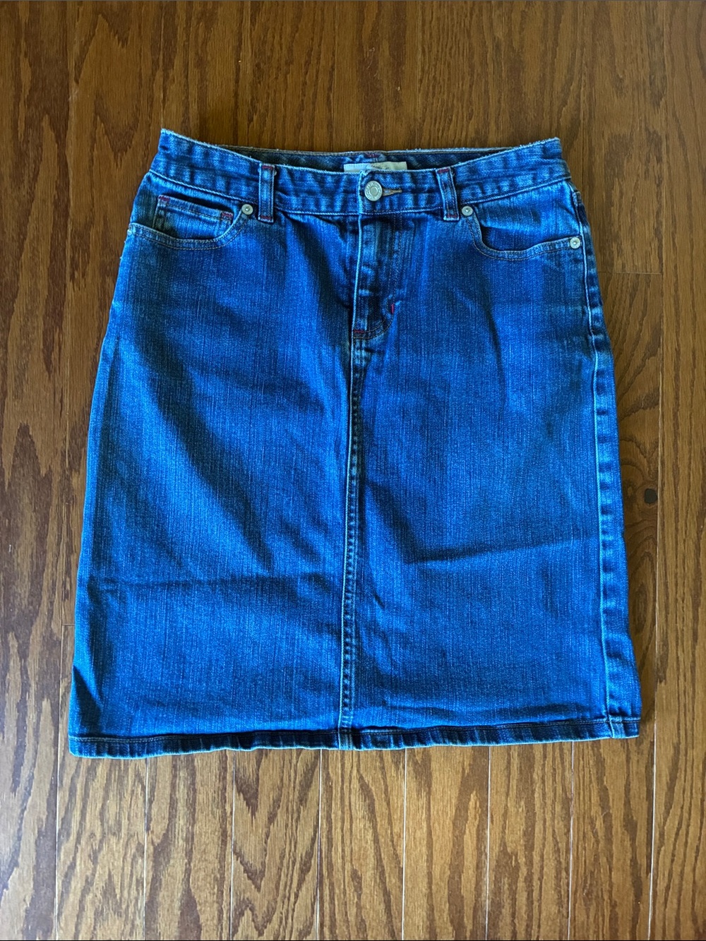 GAP Blue Denim Pencil Skirt